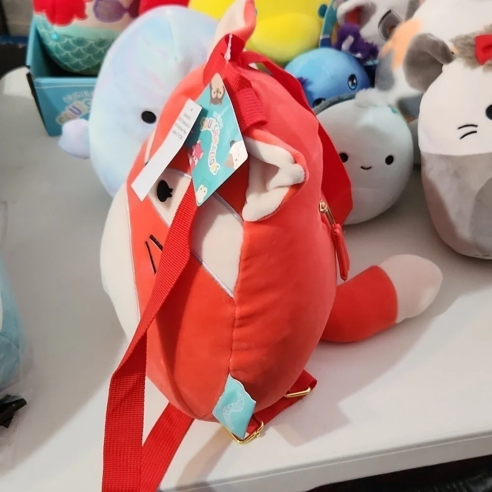 NWT fifi fox backpack new squishmallows mini backpack